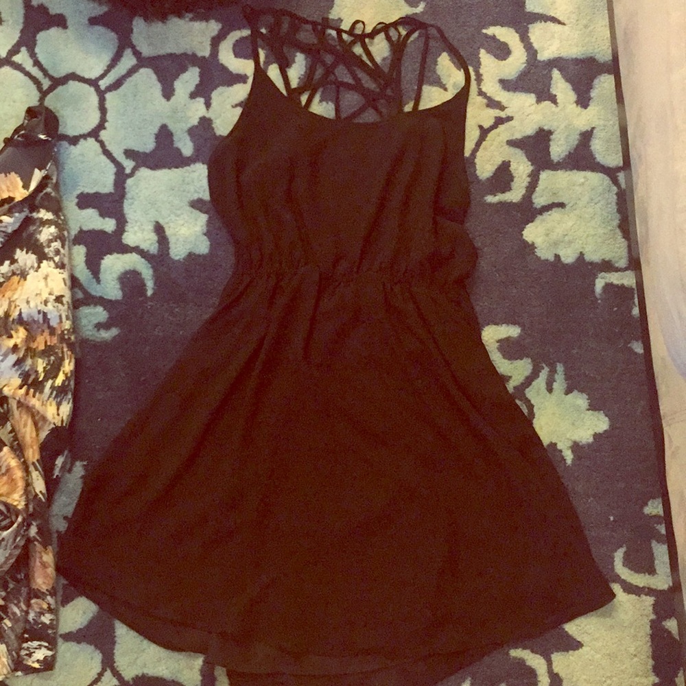 Black Flowy Dress
